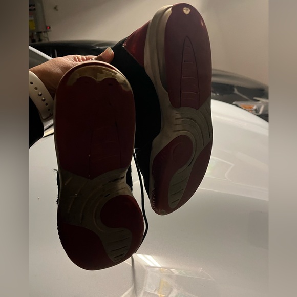 NIKE Boy’s Basketball Shoes, Black Black Black Gym Red 023 6 youth AQ9214-023 - Picture 6 of 7